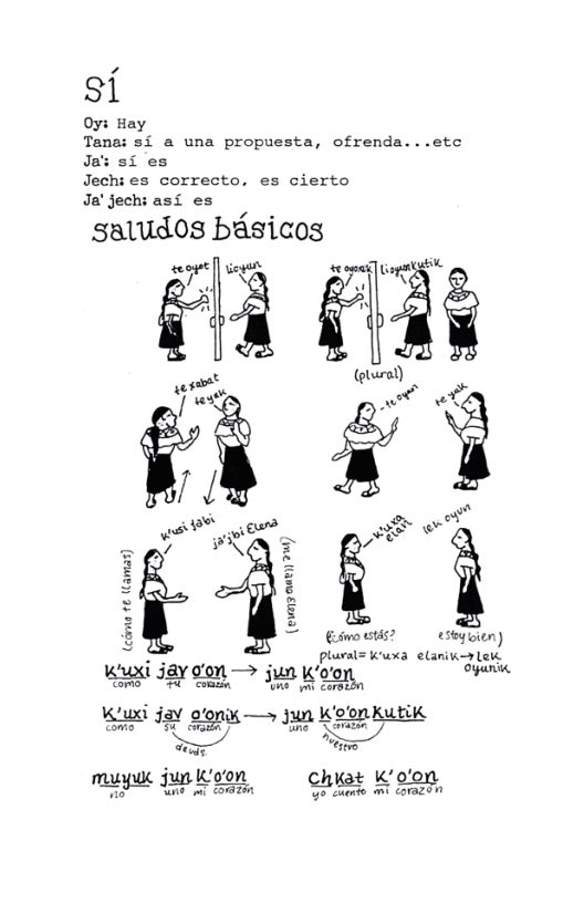 i a una propuesta, ofrenda. ies  s correcto. Ja’ jechs asi es  sa1udos bdsicos  ..ete  es cierto  «wt e st ans -  (plural) ;\a“ s & = Vi J"’{‘t T gﬂ\ i 5 : § E% d@ = gwosts?  eseysion) S plural= kuxa elanik Lok Kuxi 33y gon — jun K’oon urle  muyk jun K’oon Chist Ko’on  e e i AT G5 cuente MY orazon 